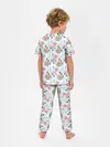 Детская пижама с брюками / Журавли и хризантемы