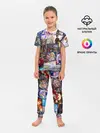 Детская пижама с брюками / Геншин импакт, персонажи