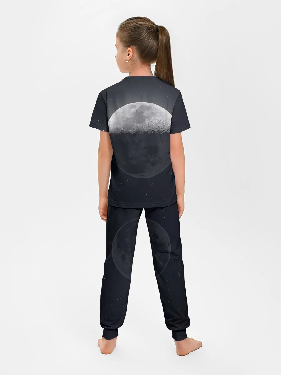 Детская пижама с брюками / луна