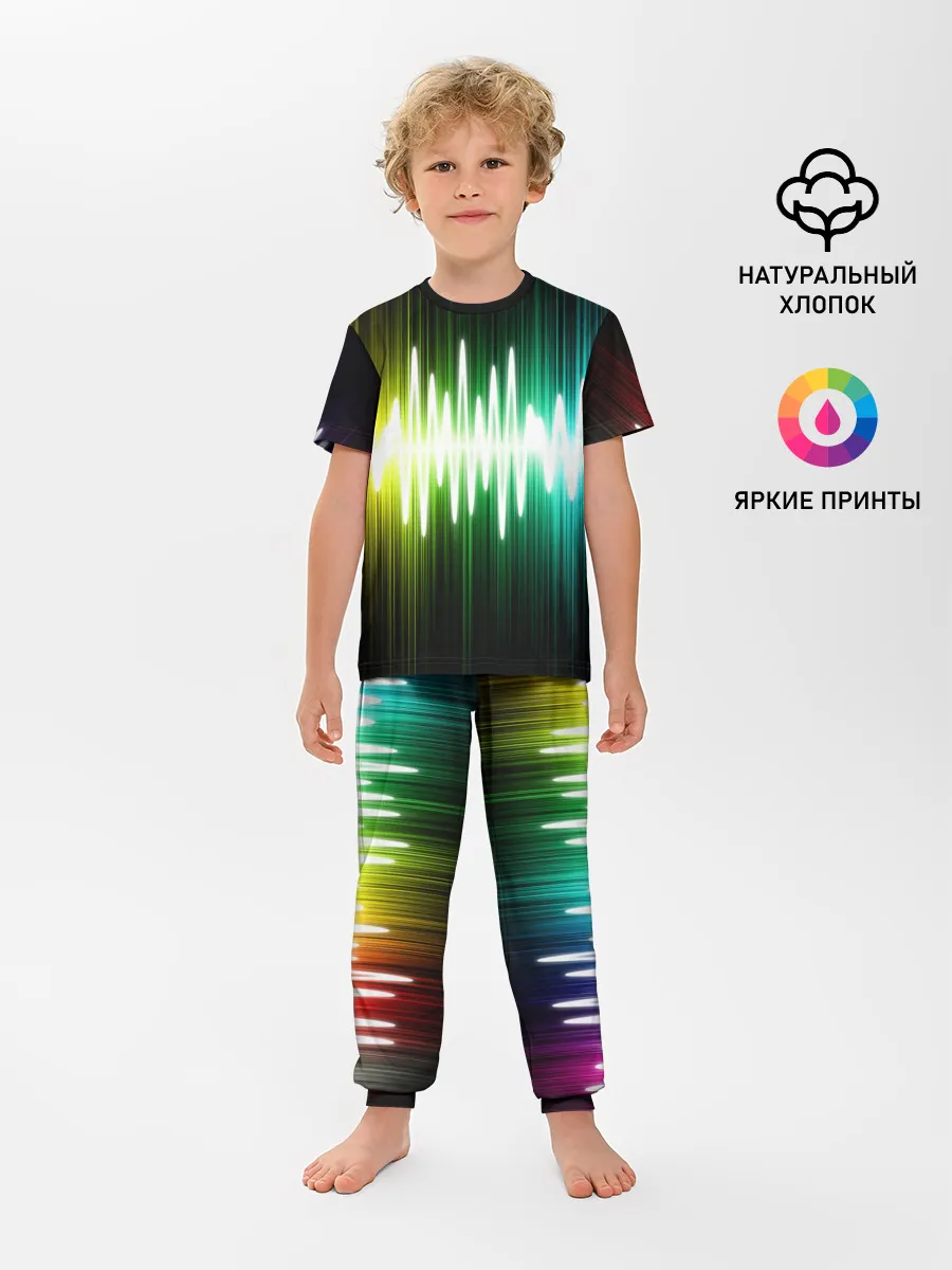 Детская пижама с брюками / music