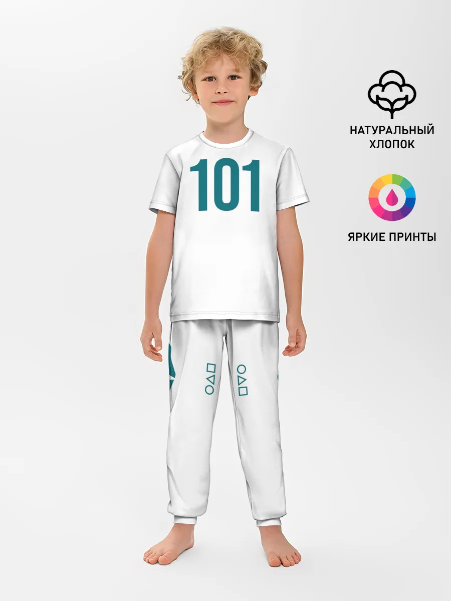 Детская пижама с брюками / Squid game - Чан Док Су 101