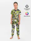 Детская пижама с брюками / Камуфляж с авокадо