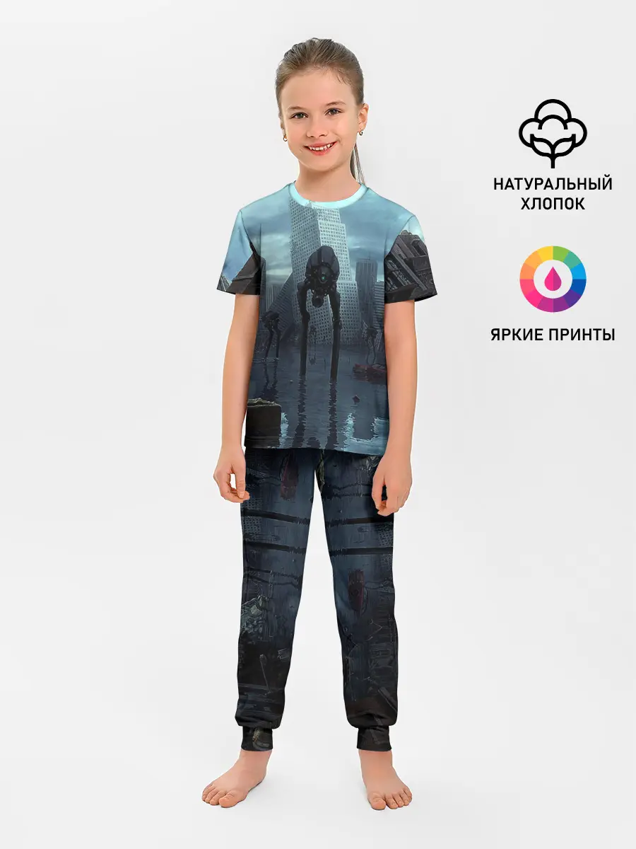 Детская пижама с брюками / Халф-лайф