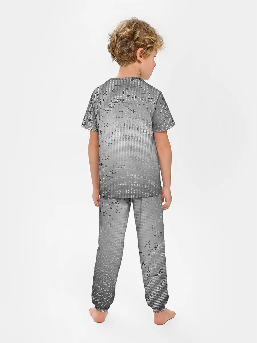 Детская пижама с брюками / Манчестер Юнайтед Pixels