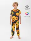 Детская пижама с брюками / Весёлые тыквы
