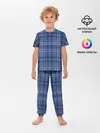 Детская пижама с брюками / Шотландка | Tartan