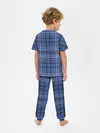 Детская пижама с брюками / Шотландка | Tartan