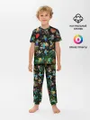 Детская пижама с брюками / МАЙНКРАФТ ПАТТЕРН ГЕРОИ ИГРЫ