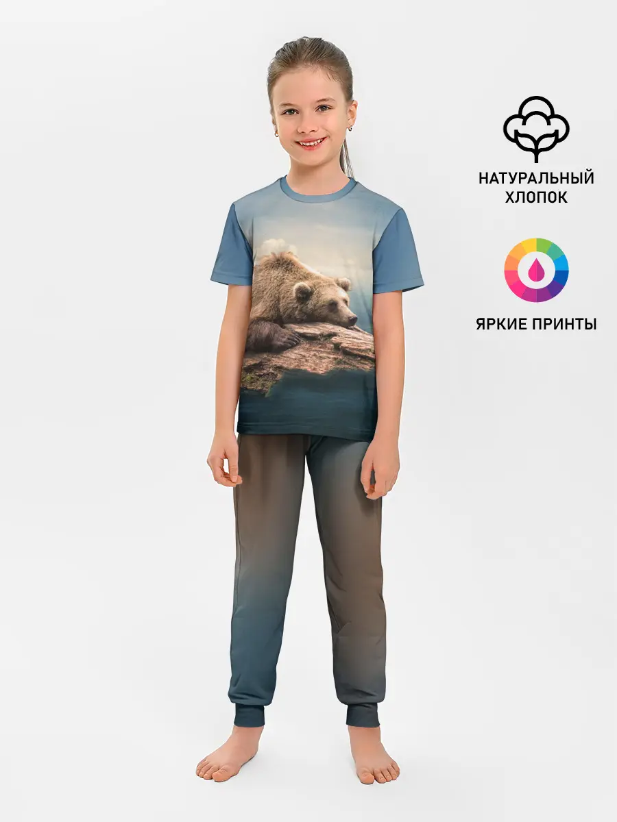 Детская пижама с брюками / A bear