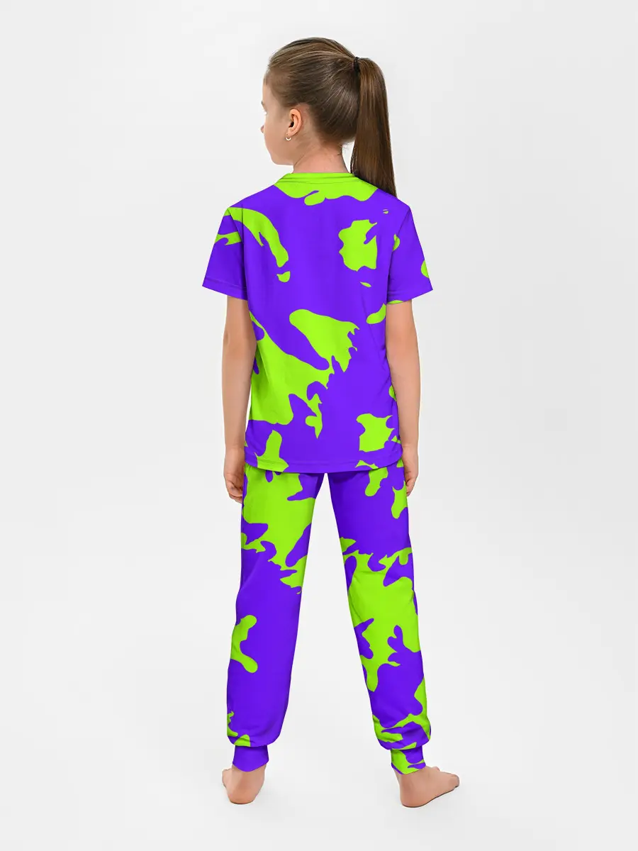 Детская пижама с брюками / тeкстура