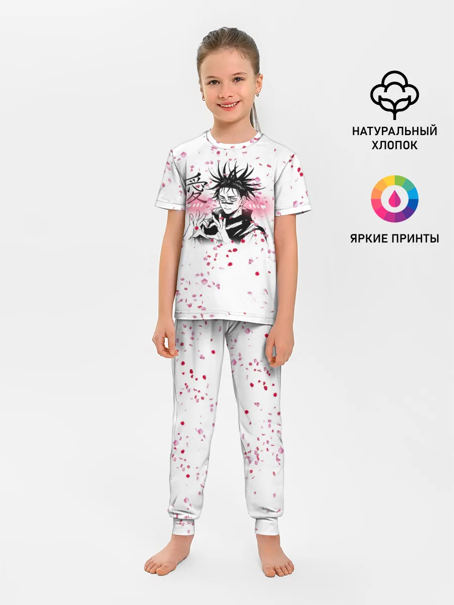 Детская пижама с брюками / Манга Аниме Любовь Сердце