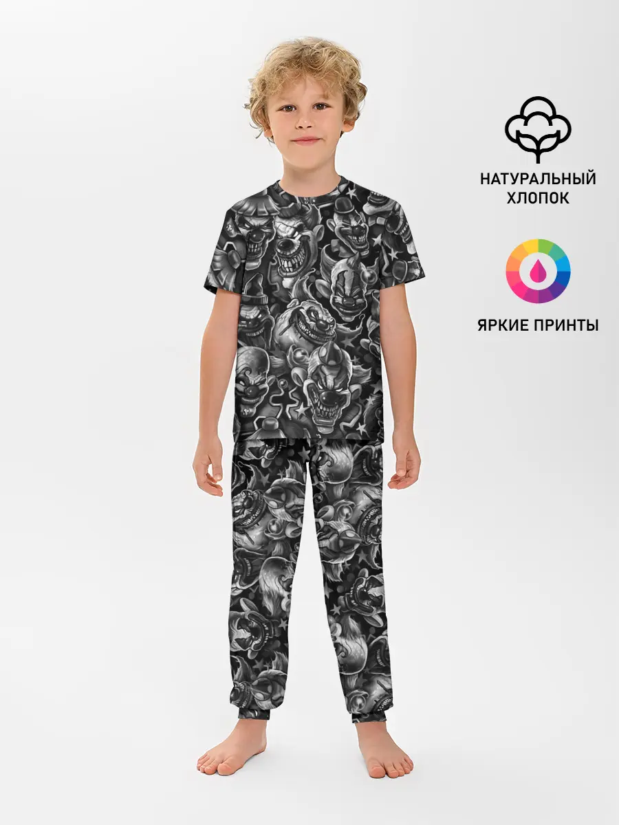 Детская пижама с брюками / Злые Клоуны