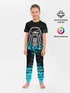 Детская пижама с брюками / БОГ ОДИН | Узорное лицо