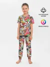 Детская пижама с брюками / Sticker Bombing
