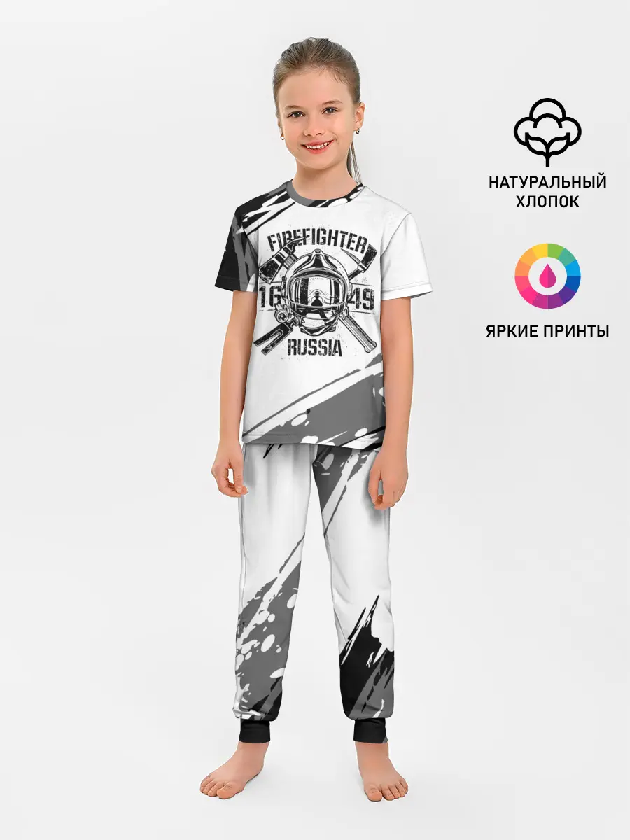 Детская пижама с брюками / FIREFIGHTER 1649 RUSSIA