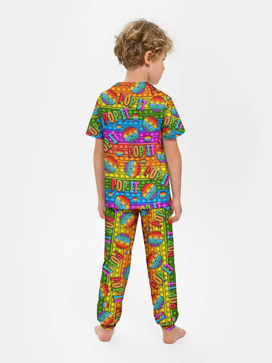 Детская пижама с брюками / POP IT SMILE | ПОП ИТ ПУПЫРКА