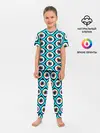 Детская пижама с брюками / Глаза паттерн