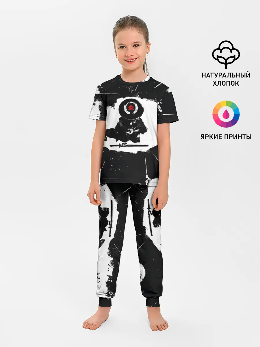 Детская пижама с брюками / Ghost of Tsushim | Призрак Цусимы