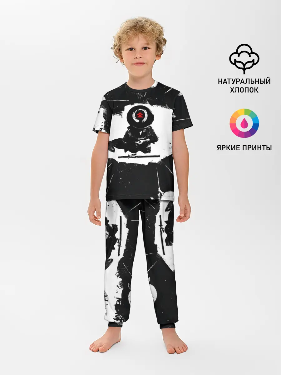 Детская пижама с брюками / Ghost of Tsushim | Призрак Цусимы