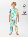 Детская пижама с брюками / БРЫЗГИ НЕОНА