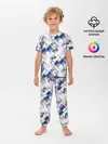 Детская пижама с брюками / Этнический узор пэчворк
