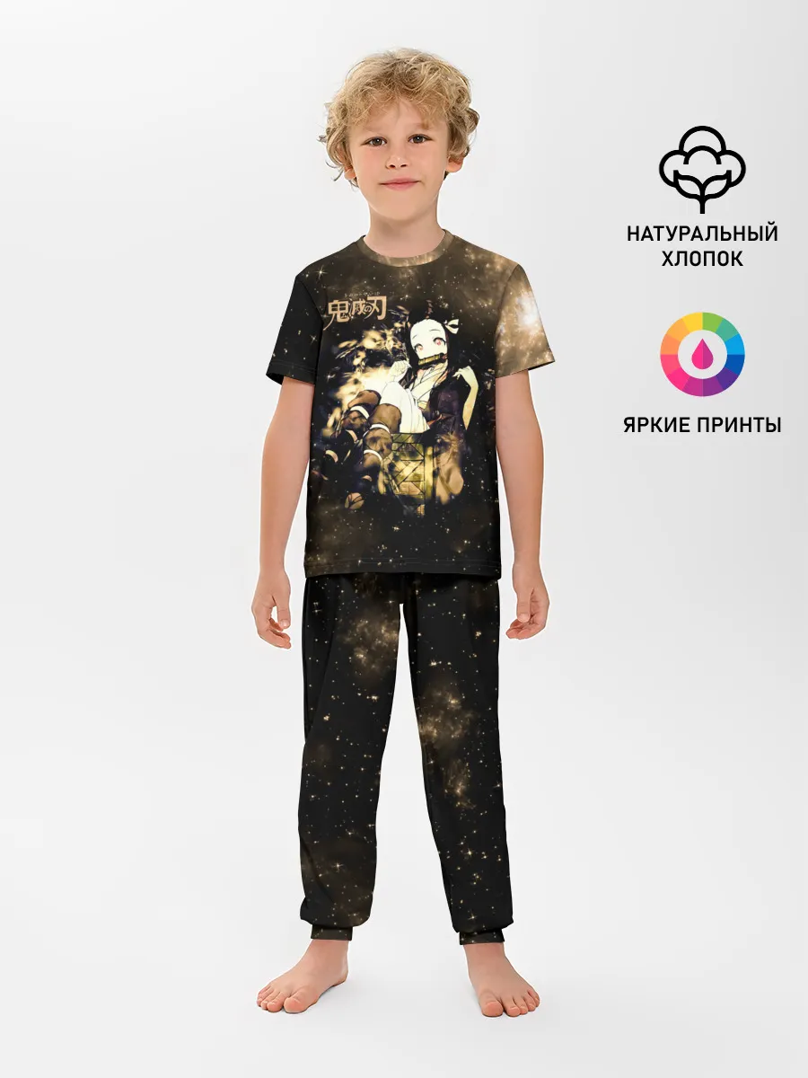 Детская пижама с брюками / Незуко Камадо Kimetsu no Yaiba
