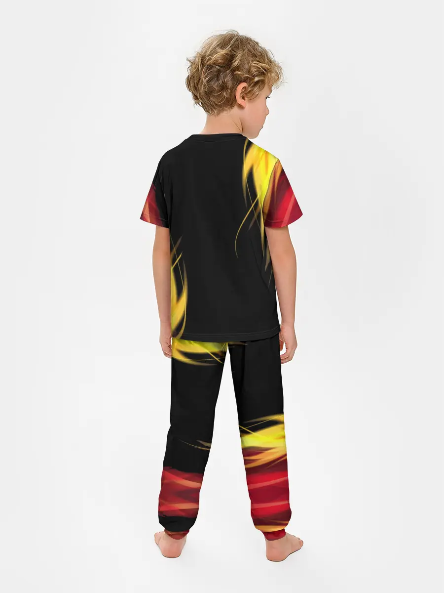 Детская пижама с брюками / Грозовой кошак