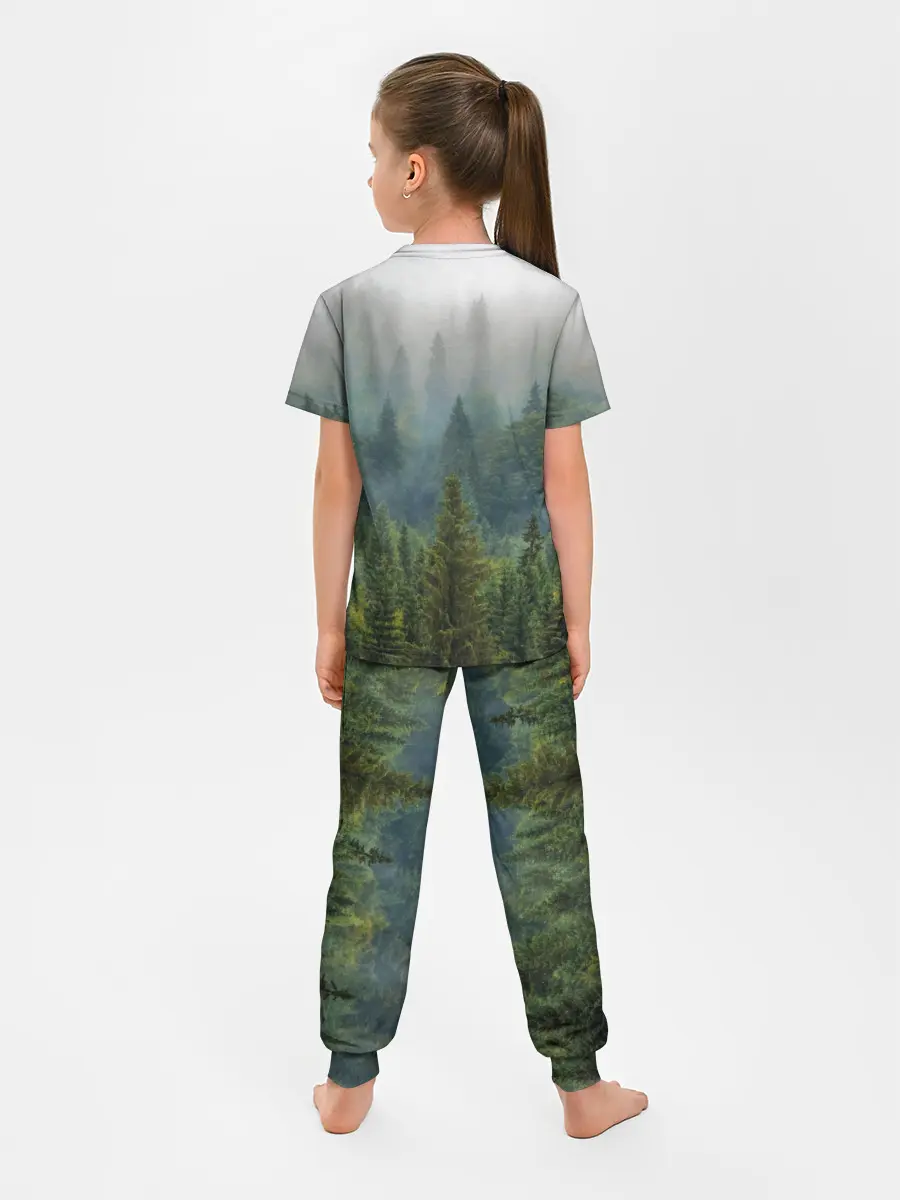 Детская пижама с брюками / Лес