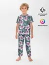Детская пижама с брюками / Тропический цветок