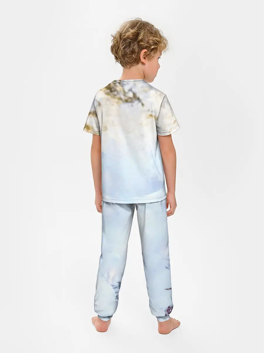 Детская пижама с брюками / Я зимой