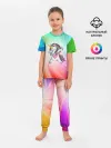 Детская пижама с брюками / Танцующий единорог | Unicorn DAB