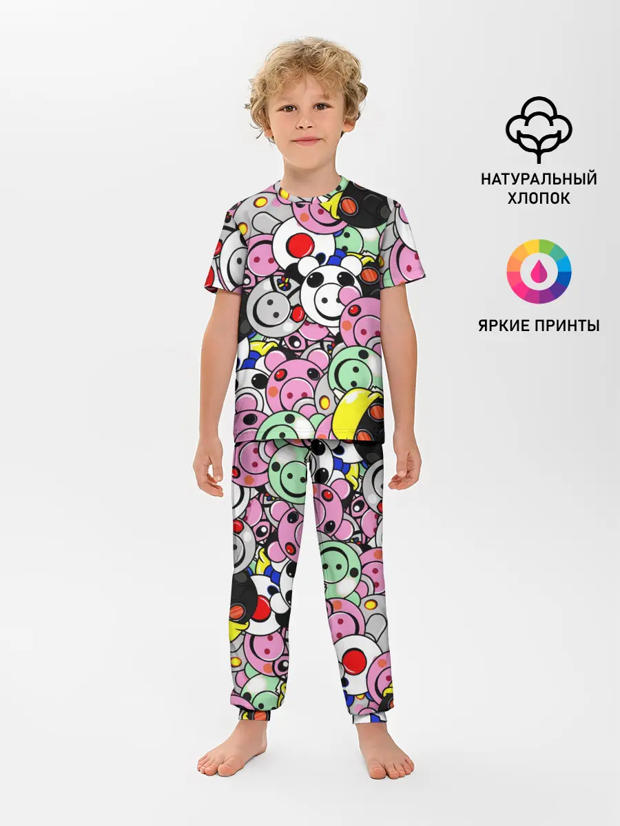 Детская пижама с брюками / ROBLOX PIGGY