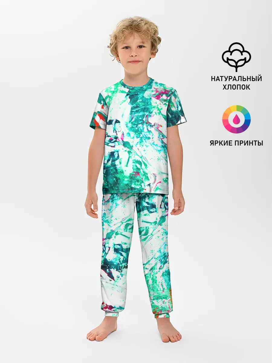 Детская пижама с брюками / Берюза Морской