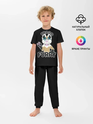Детская пижама с брюками / Furry wolf