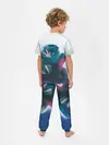 Детская пижама с брюками / Легоси Хару крупный принт
