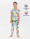 Детская пижама с брюками / BITCOIN PATTERN | БИТКОИН