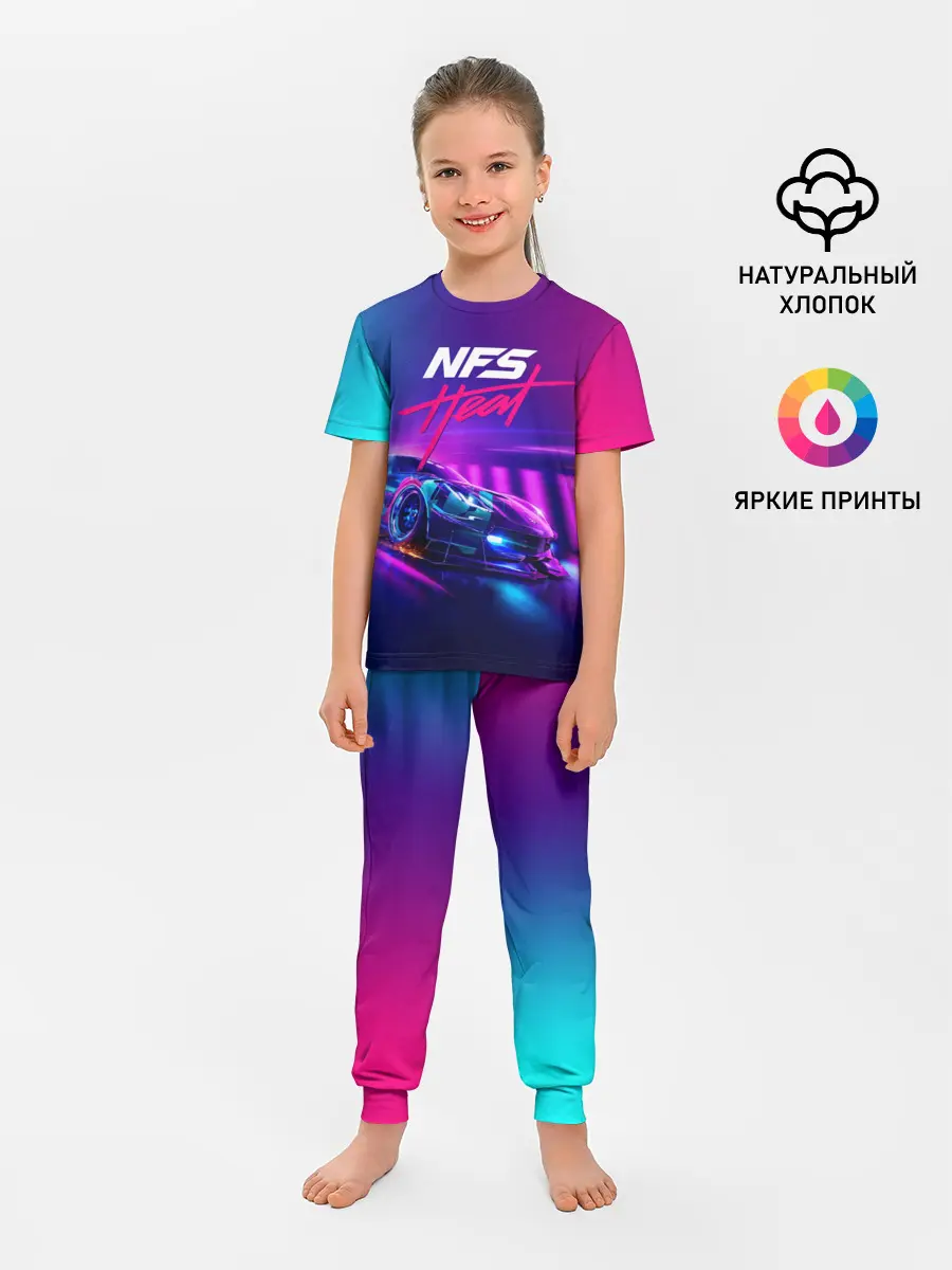 Детская пижама с брюками / NEED FOR SPEED - HEAT