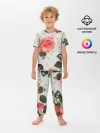 Детская пижама с брюками / Нежные розы