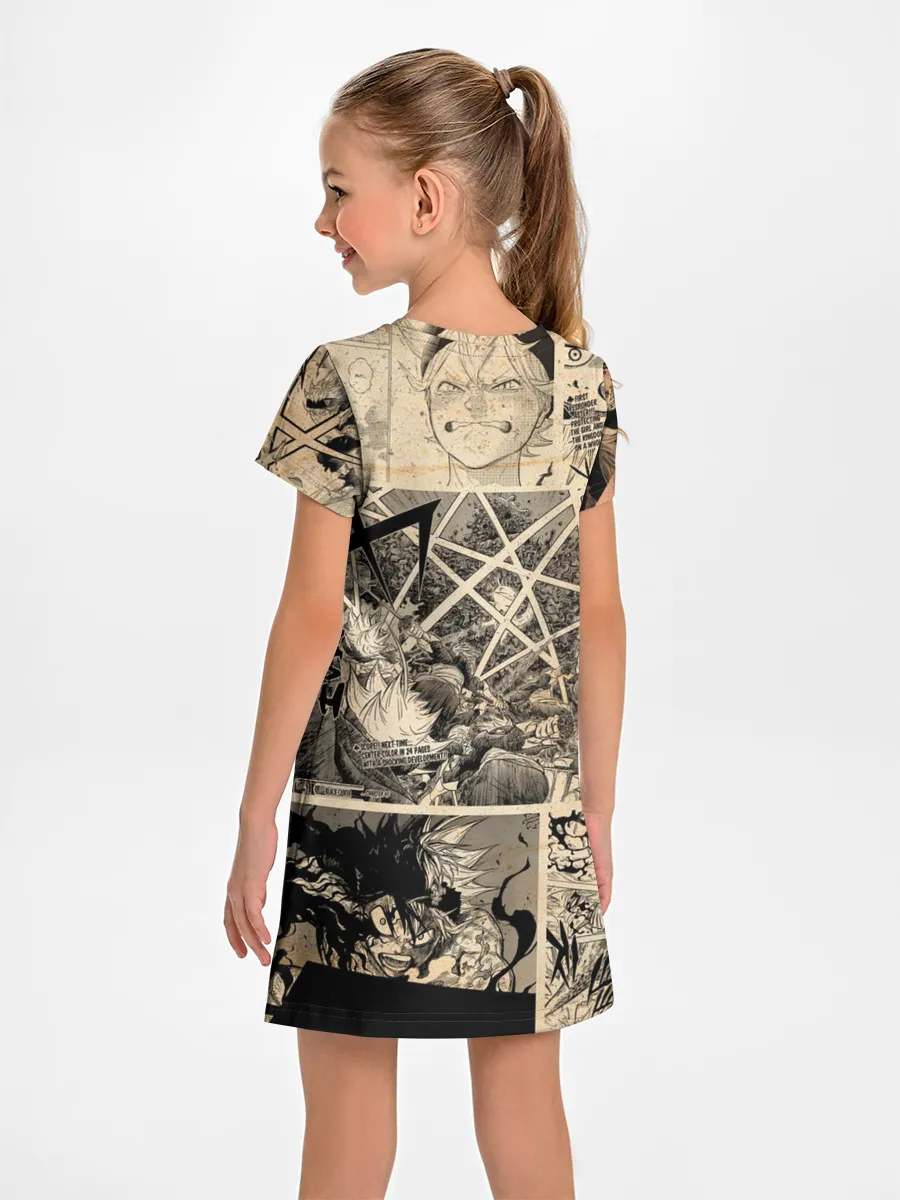 Детское платье / Черный Клевер