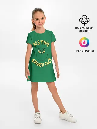 Детское платье / Resting Grinch Face