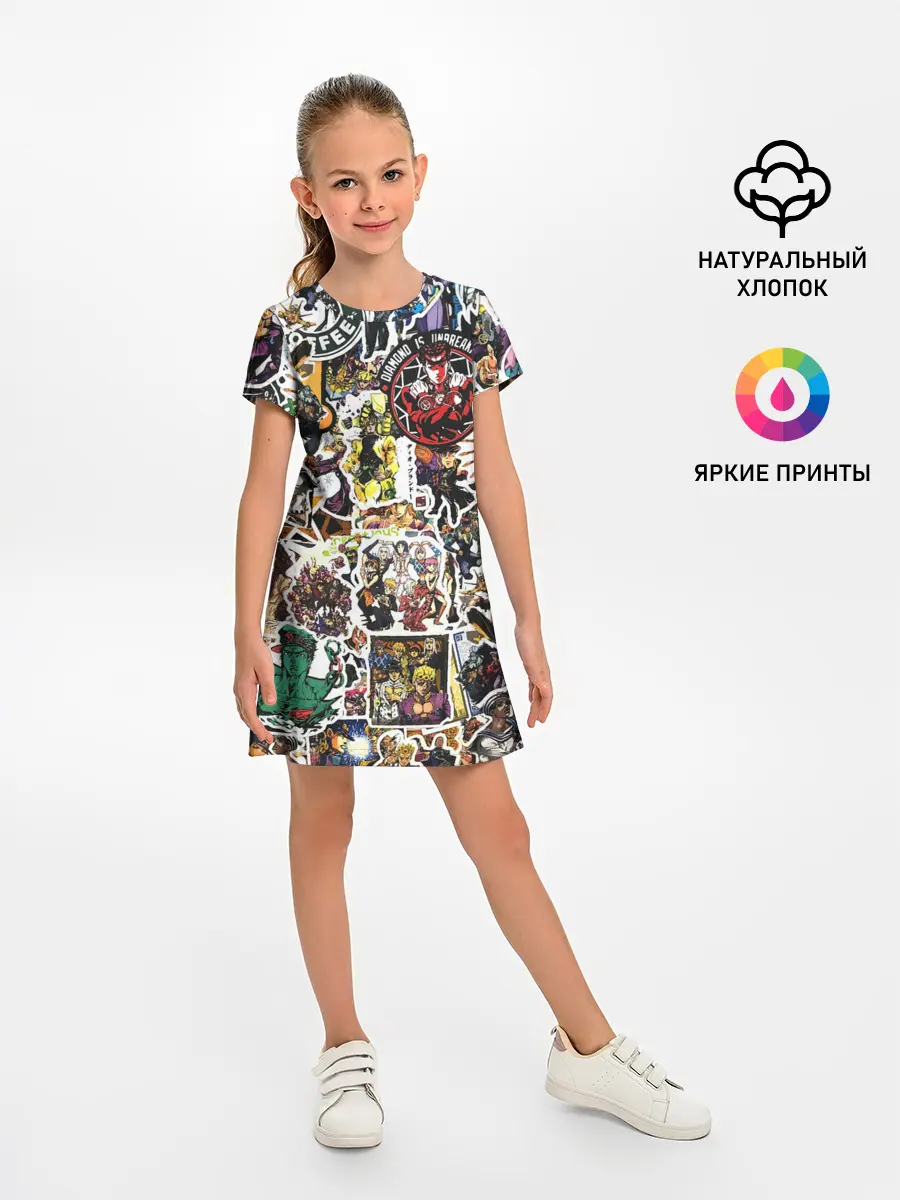 Детское платье / JoJo’s Sticker Bombing