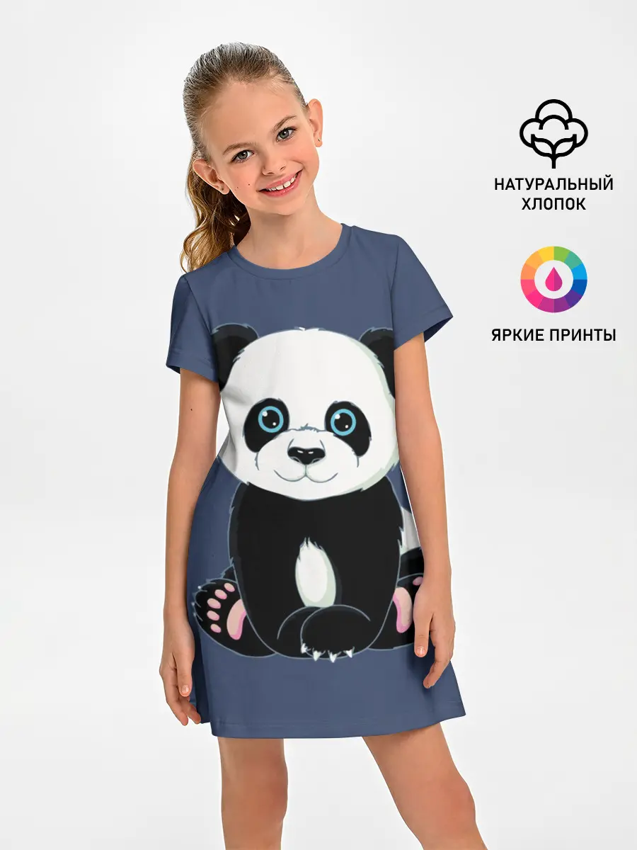 Детское платье / Милая Панда