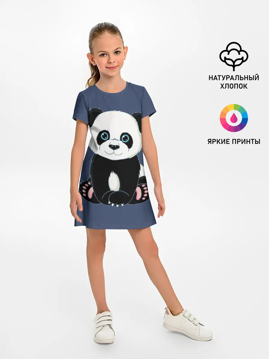 Детское платье / Милая Панда