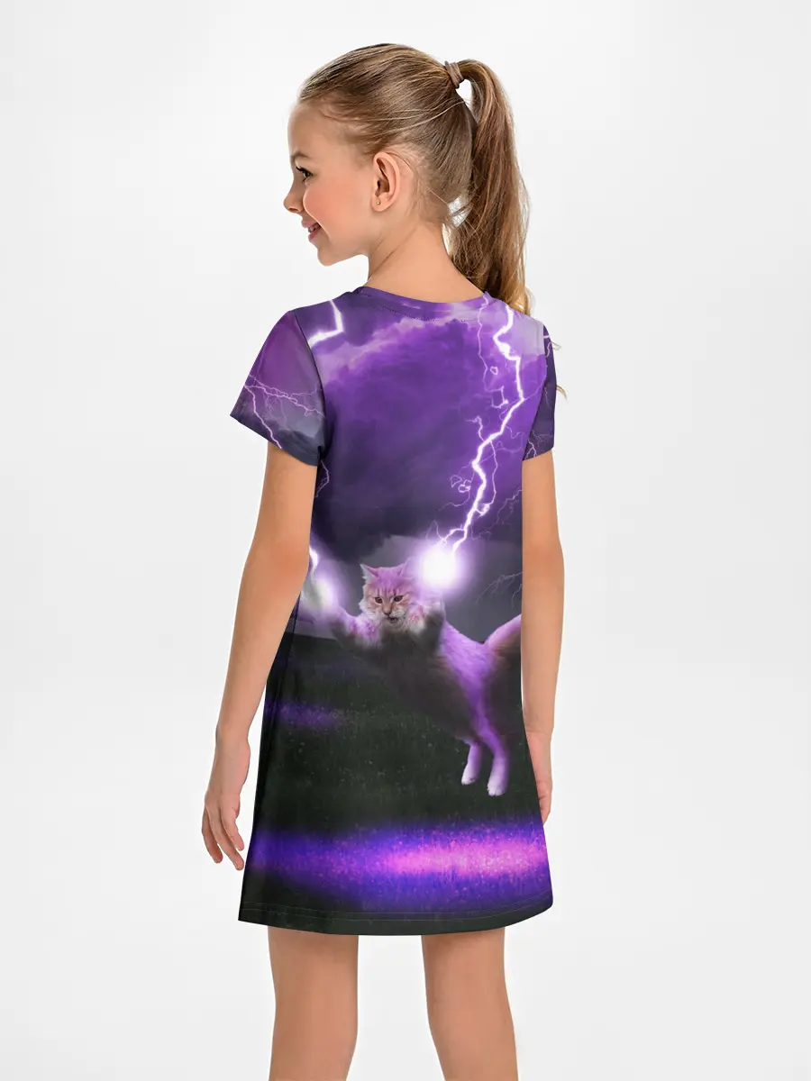 Детское платье / Кот и Молнии