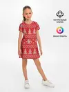Детское платье / Новогодний узор, 2022