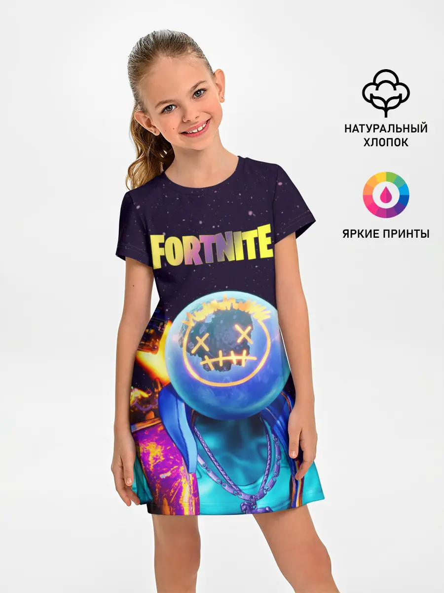 Детское платье / Astro Jack Fortnite