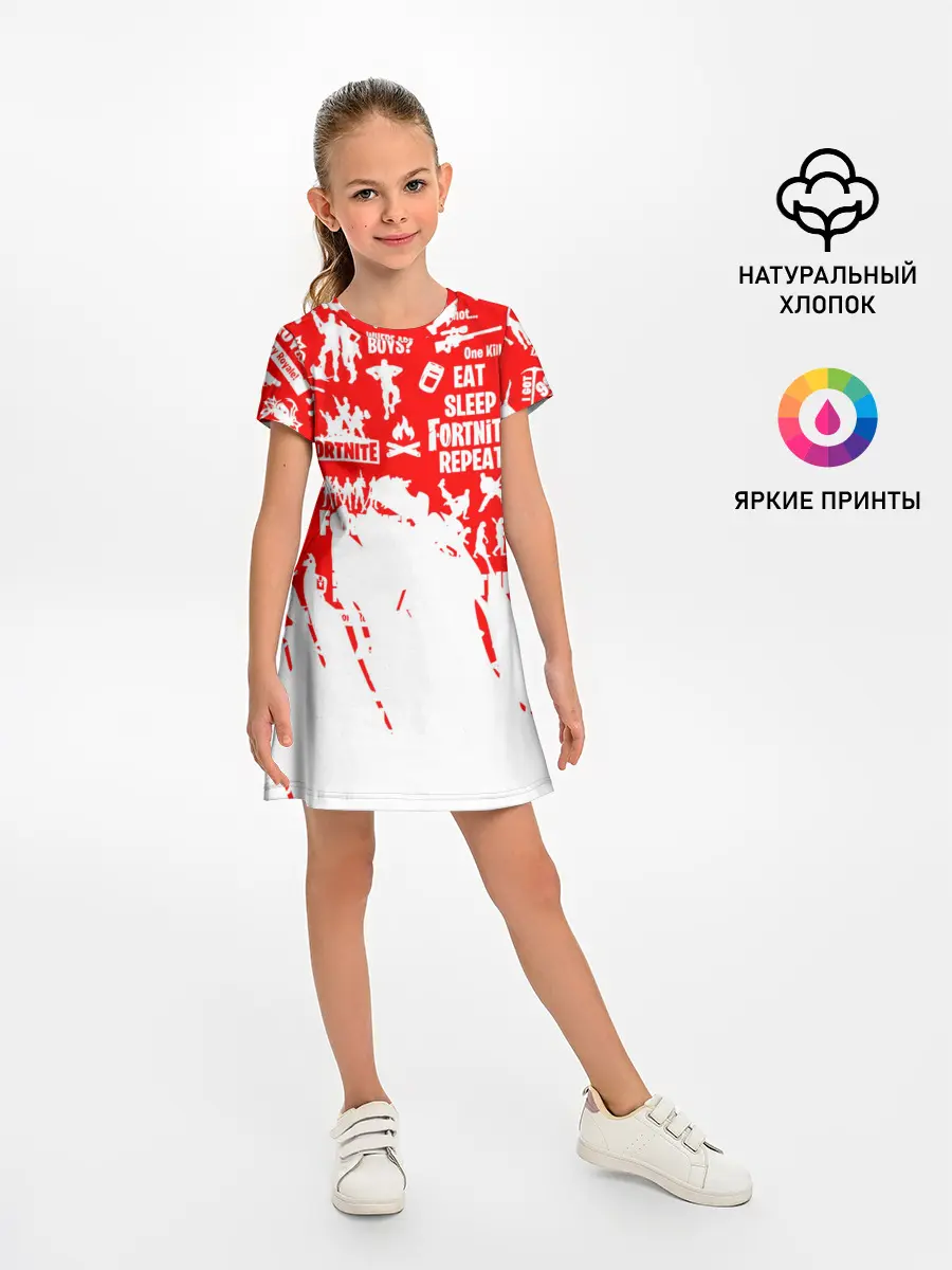 Детское платье / Fortnite