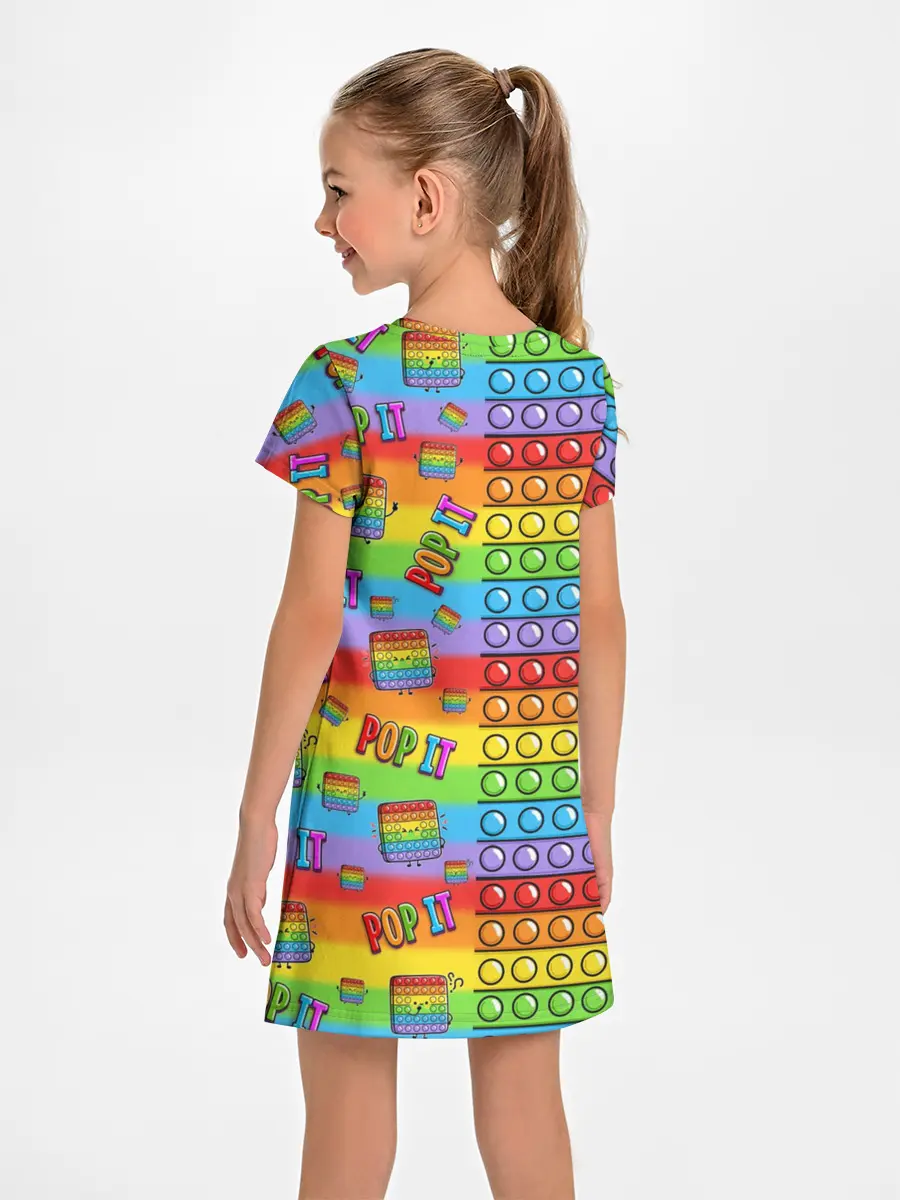 Детское платье / POP IT СМАЙЛЫ