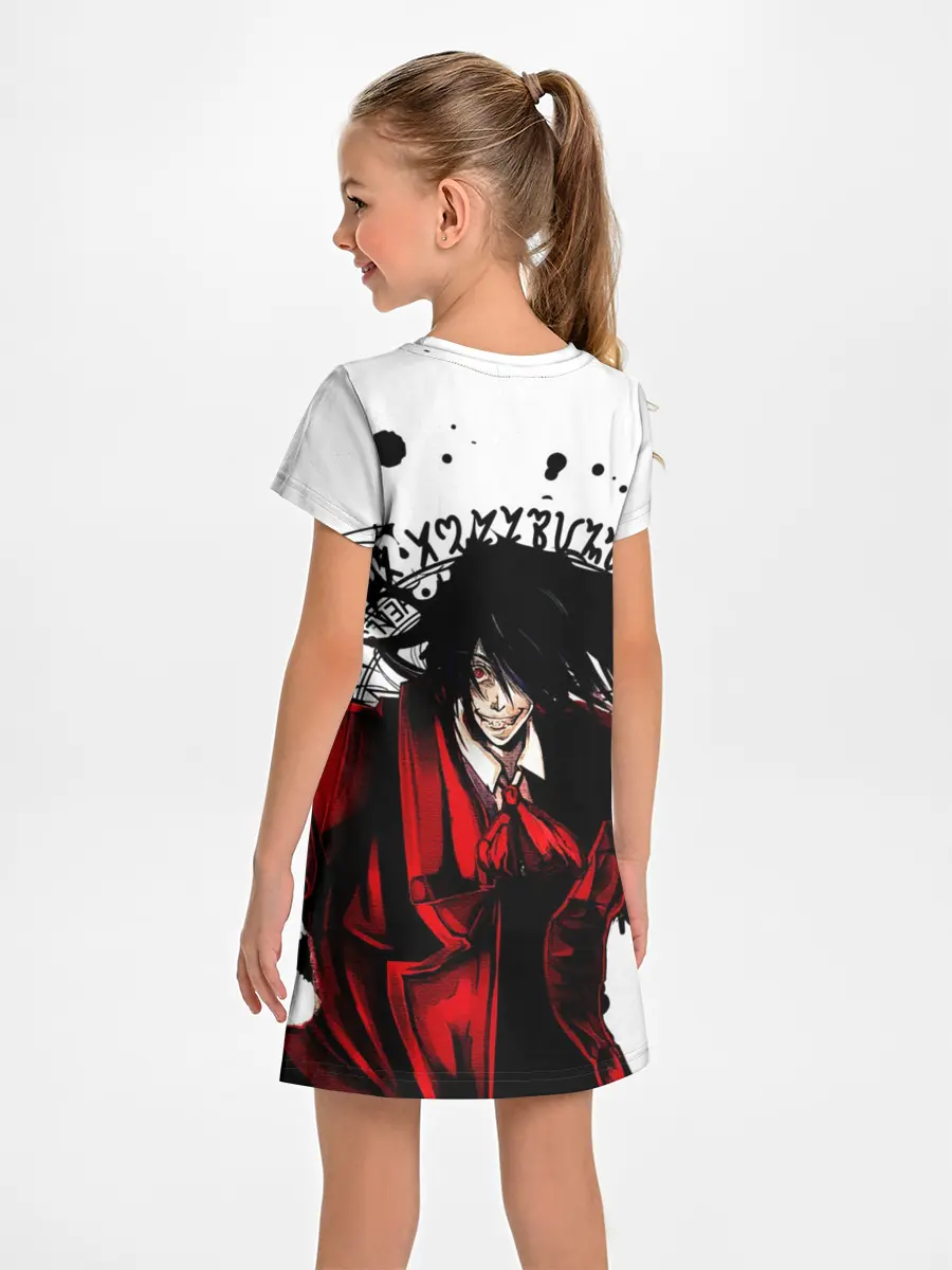 Детское платье / Алукард на белом фоне