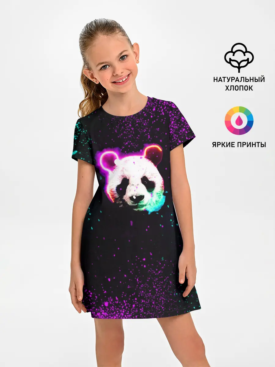 Детское платье / Панда
